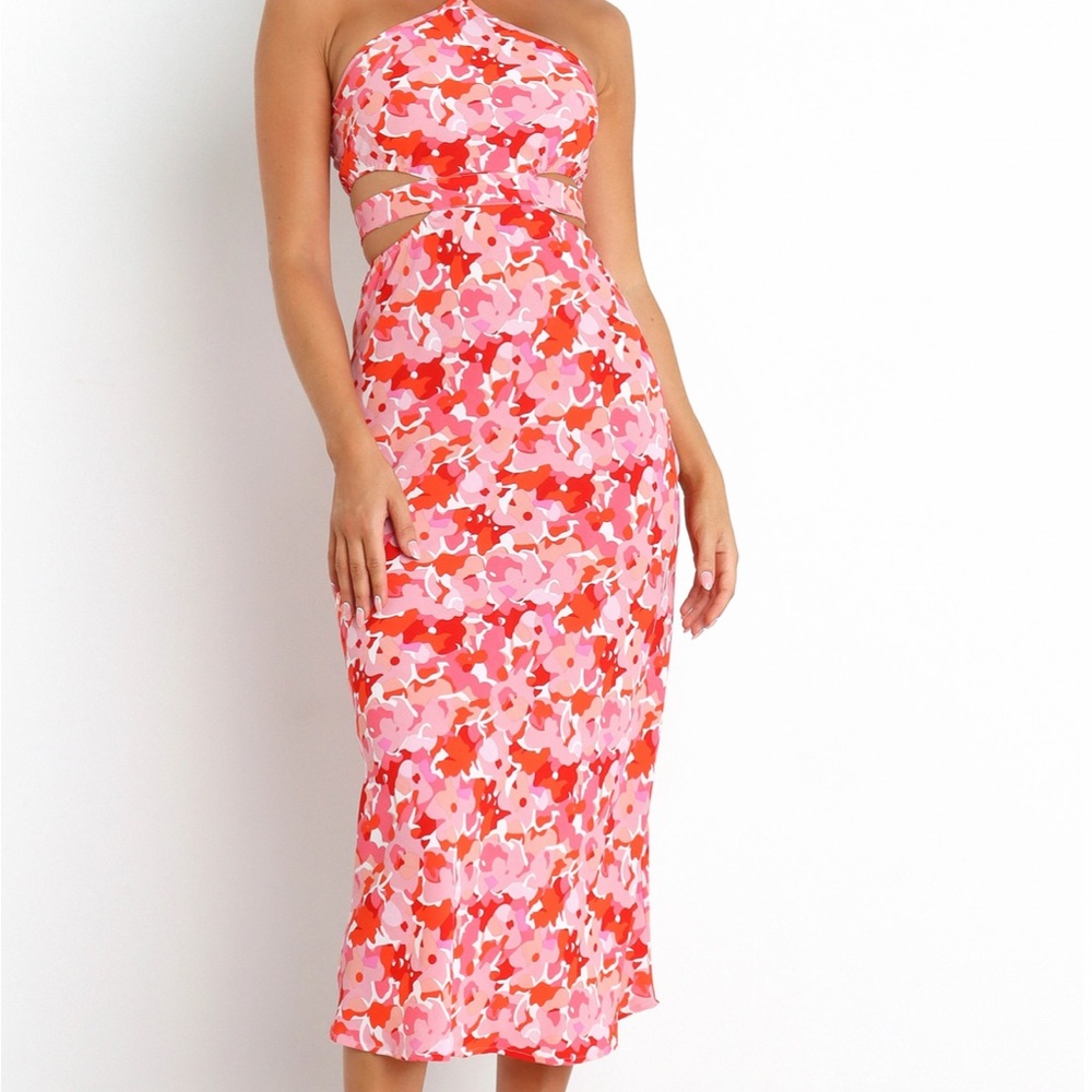 Petal and pup floral dress
